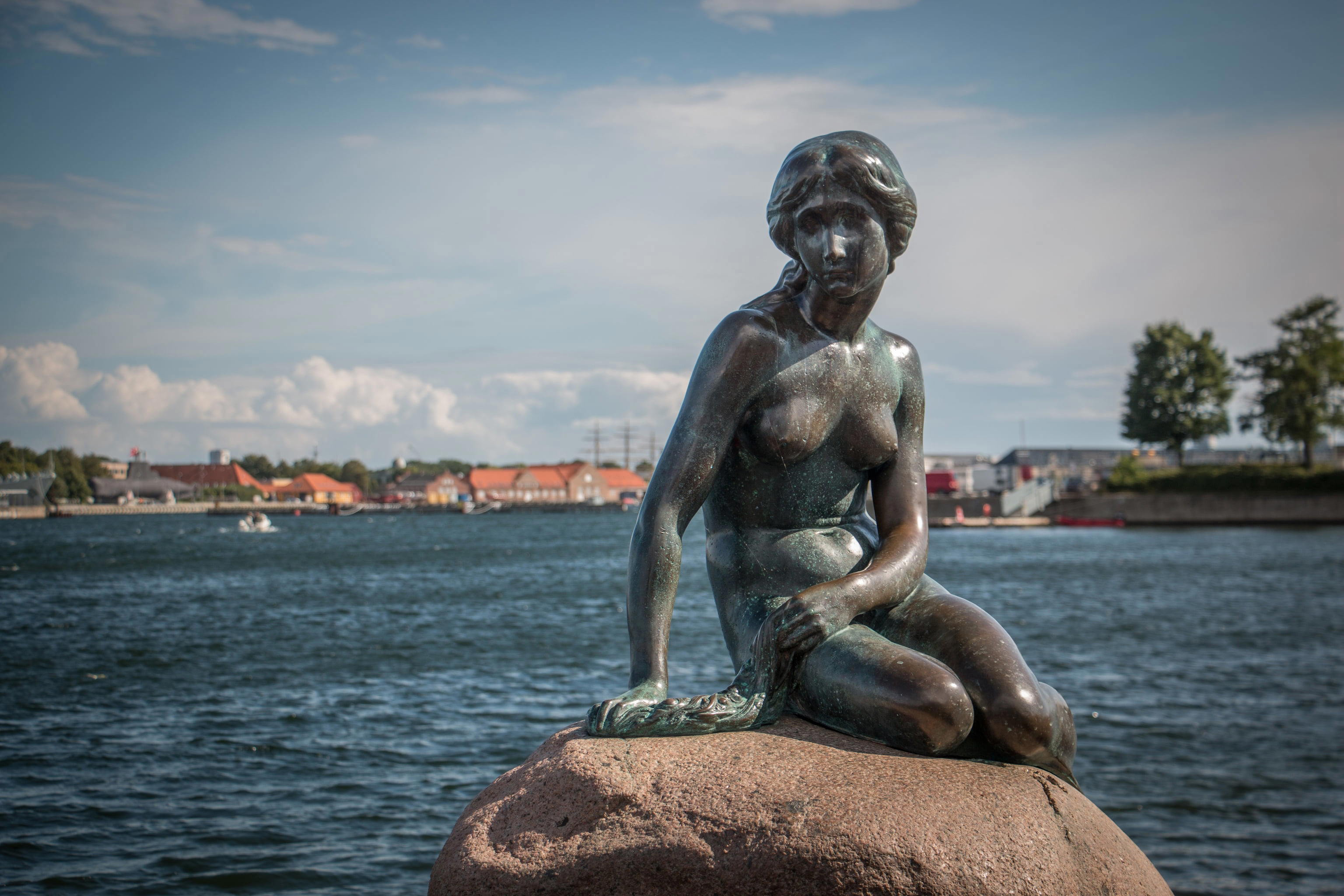 socha malé mořské víly v Kodani