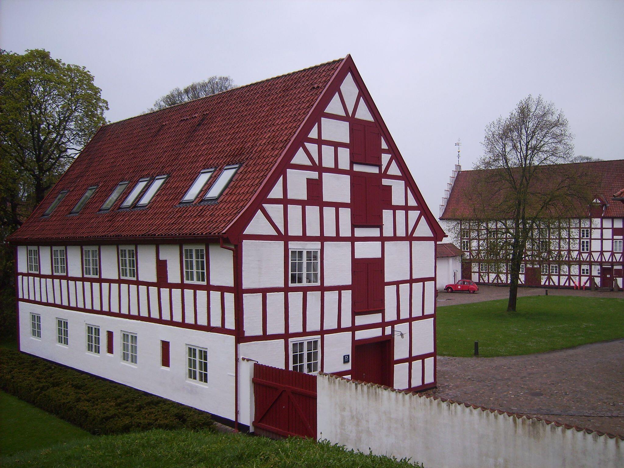 The castle Aalborghus or Aalborghus Slot in Aalborg, Denmark is built 1539-1555.