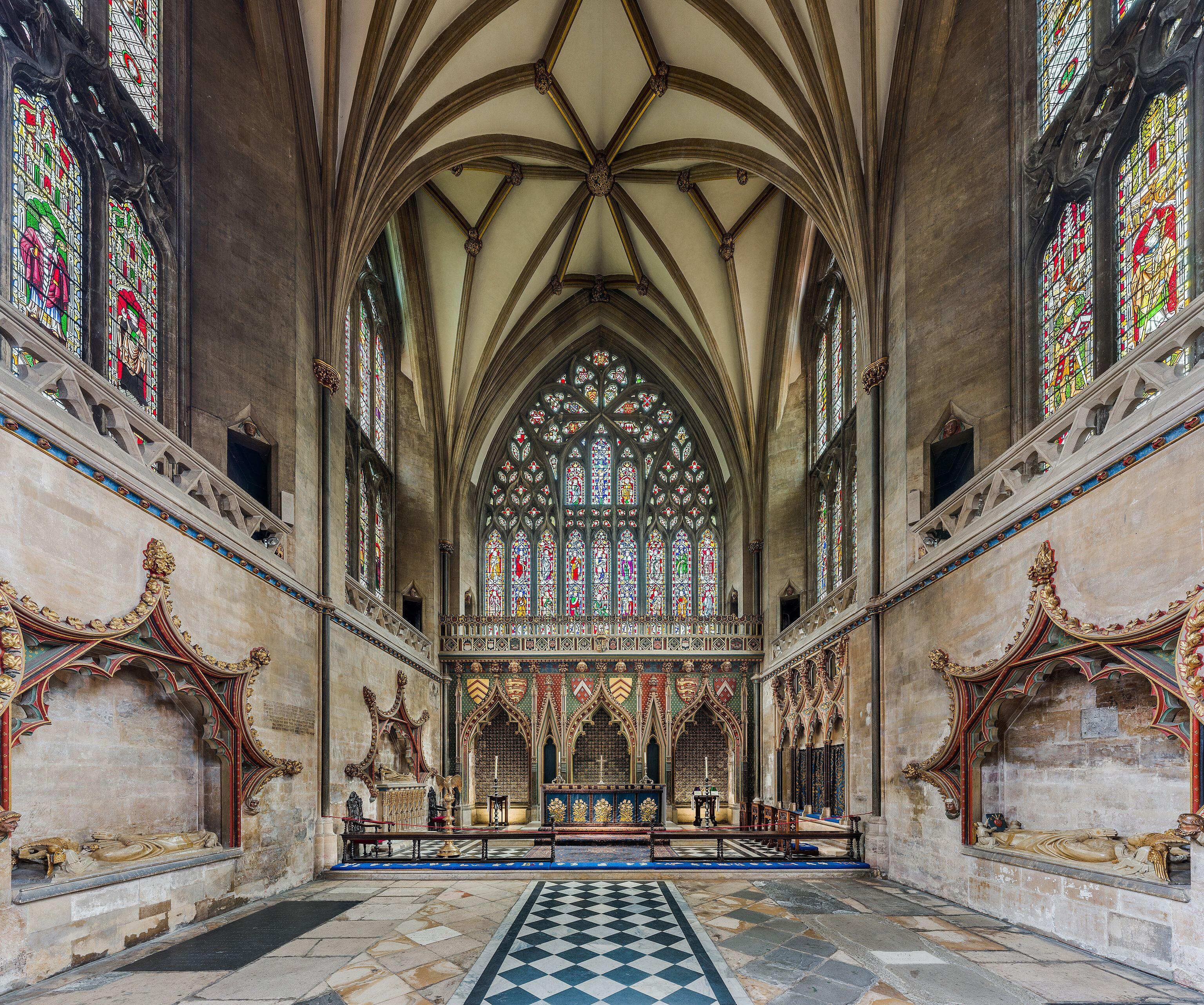 The Lady Chapel of Bristol Cathedral in Bristol, England.