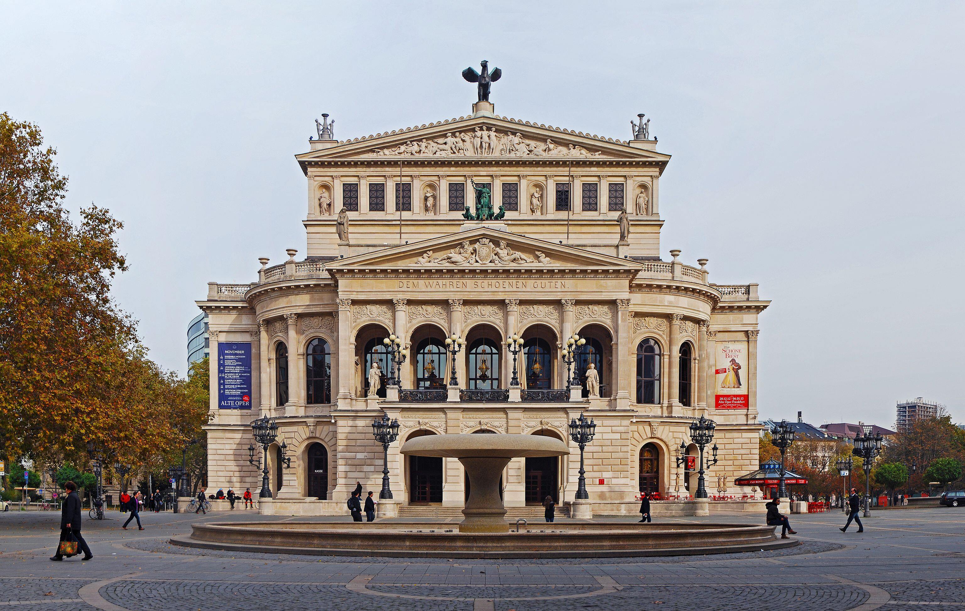 Alte Oper in Frankfurt am Main, Hesse.