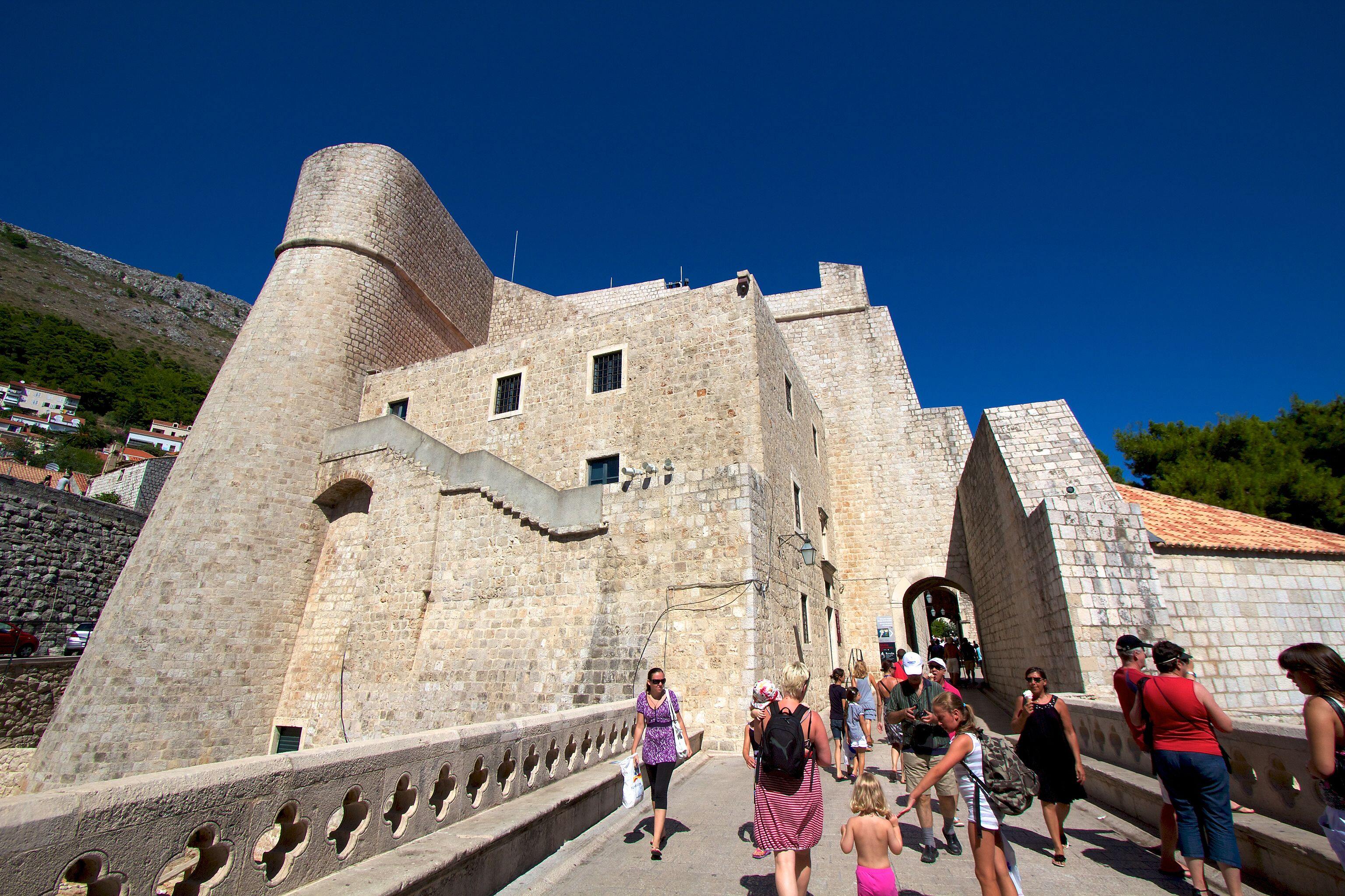 The entrance to the fort Revelin, Dubrovnik.