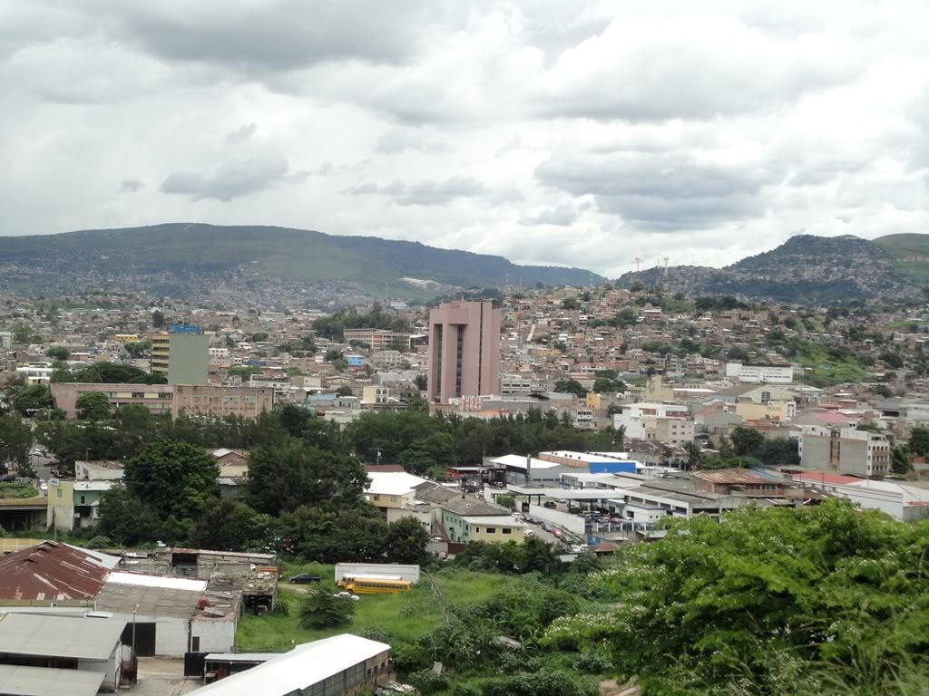Tegucigalpa - View of Comayagüela from La Paz Monument on Juan A Laínez Hill, Tegucigalpa, Honduras.