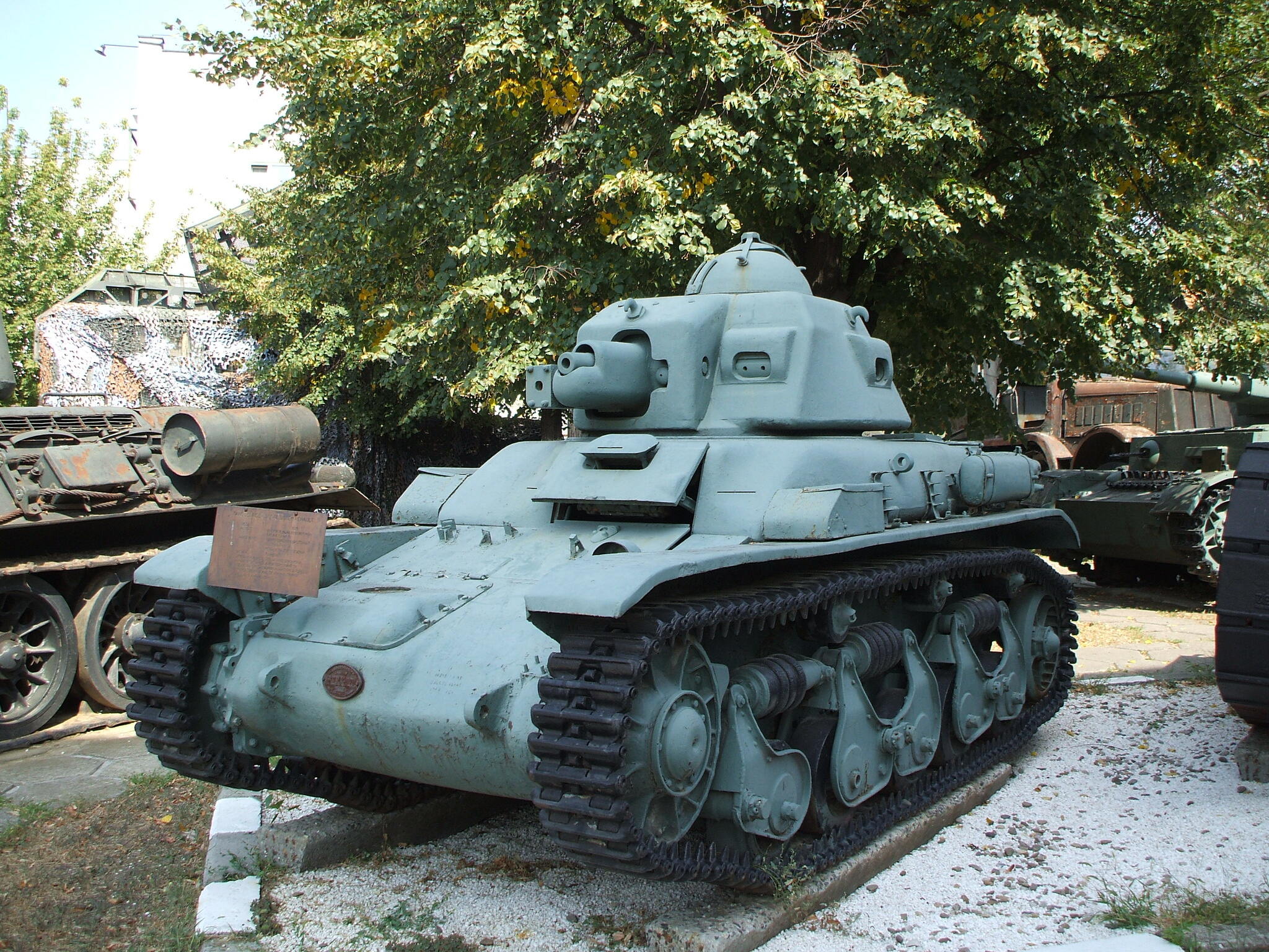 A Renault R35 tank on display at King Ferdinand National Military Museum, Bucharest.