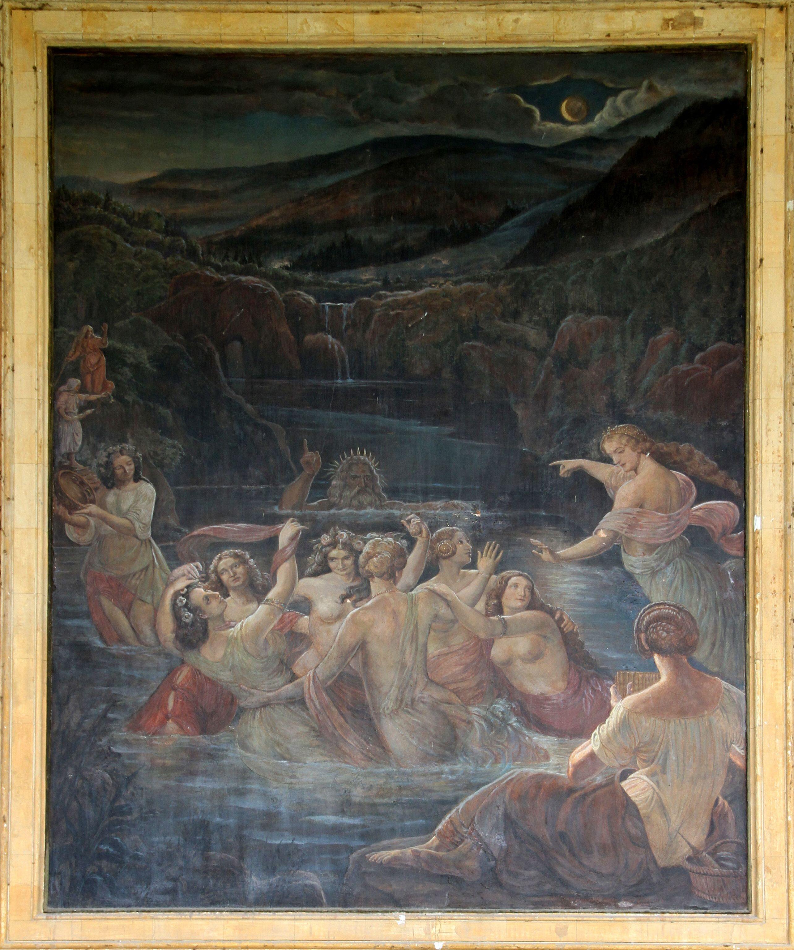 Fresco from the Trinkhalle Baden-Baden.