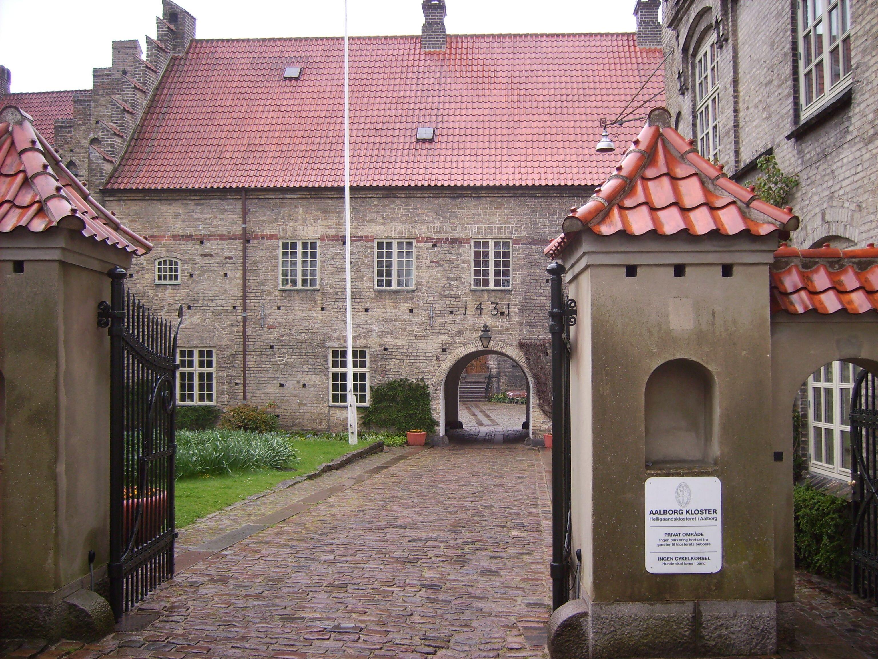 Aalborg monastery of Order of the Holy Ghost from 1451 to the Reformation in 1536. The buildings are from 1431.