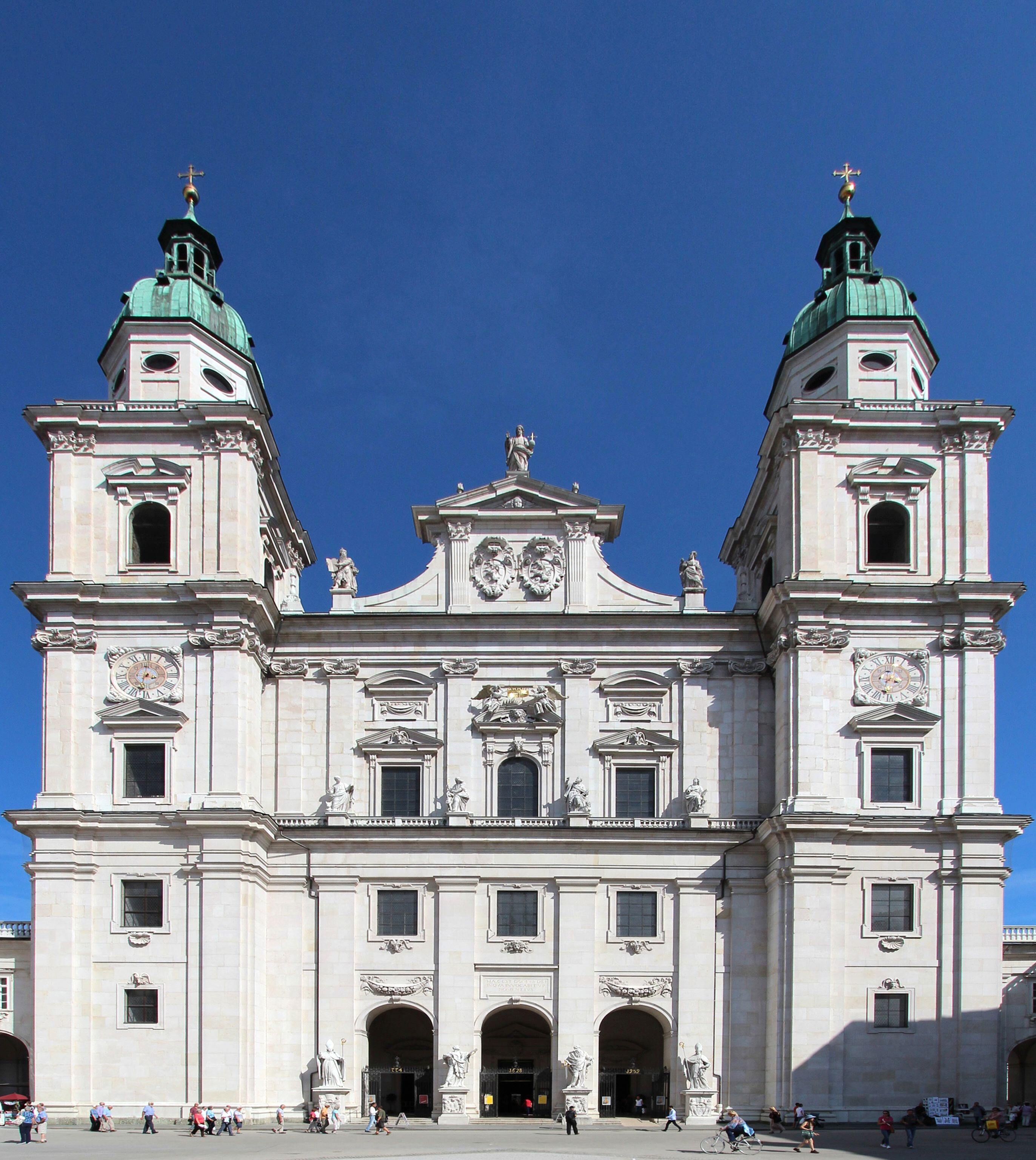 Fassade des Salzburger Doms 2014