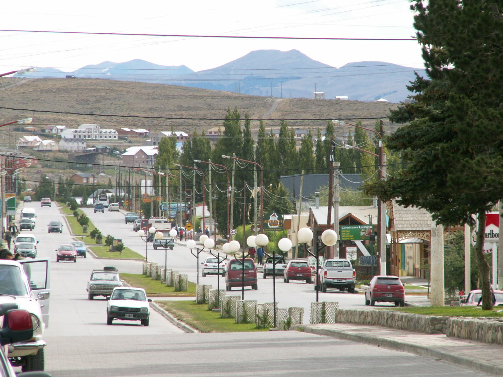 El Calafate - Avenida del Libertador, in El Calafate, Santa Cruz Province, Argentina.
