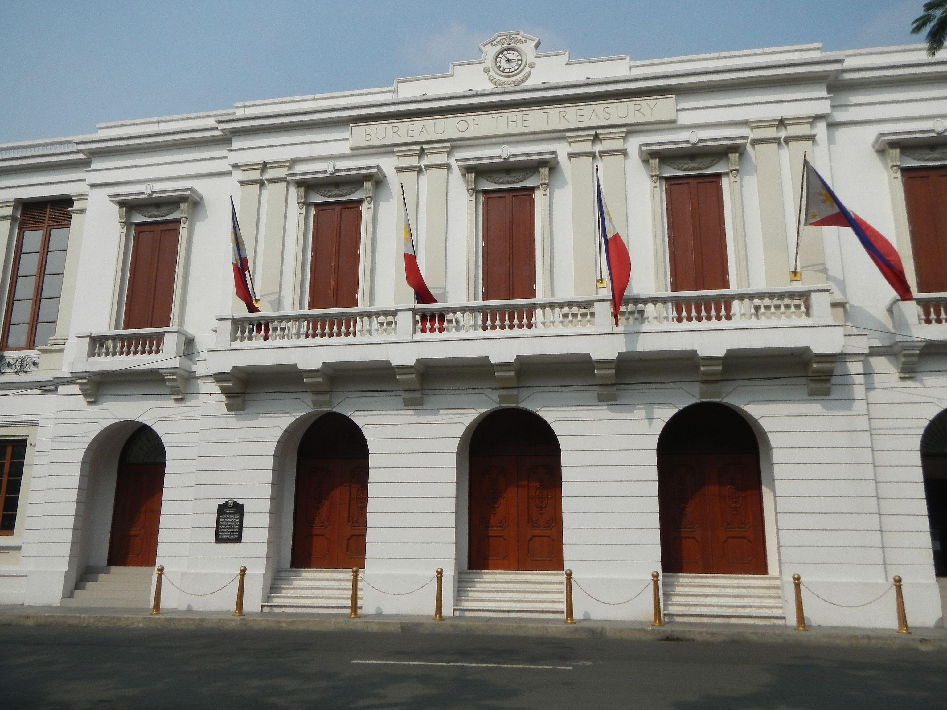 Casa Consistoriales (Ayuntamiento), Intramuros, 1735, now Bureau of Treasury (BTr), Department of Finance (Philippines) in front of the Plaza de Roma…