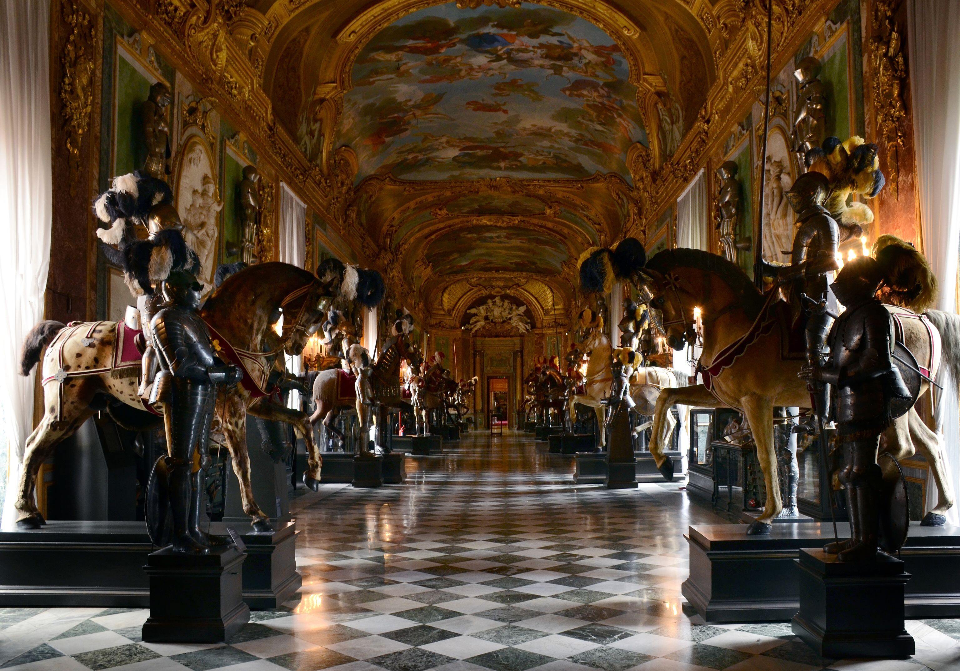 L'Armurerie Royale dans le Palais Royal de Turin.
