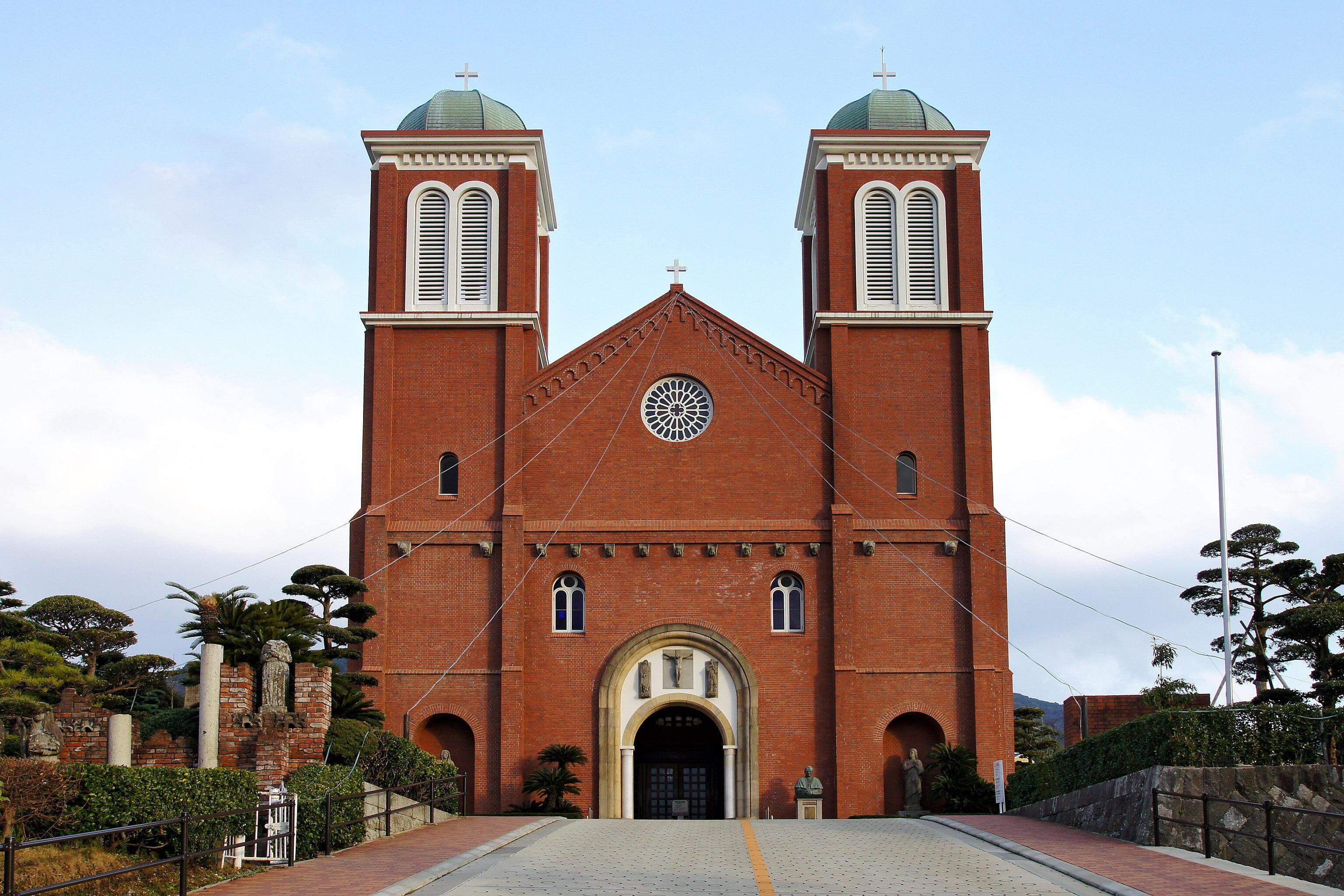 Nagasaki - At Urakami Cathedral in Nagasaki, Nagasaki prefecture, Japan.