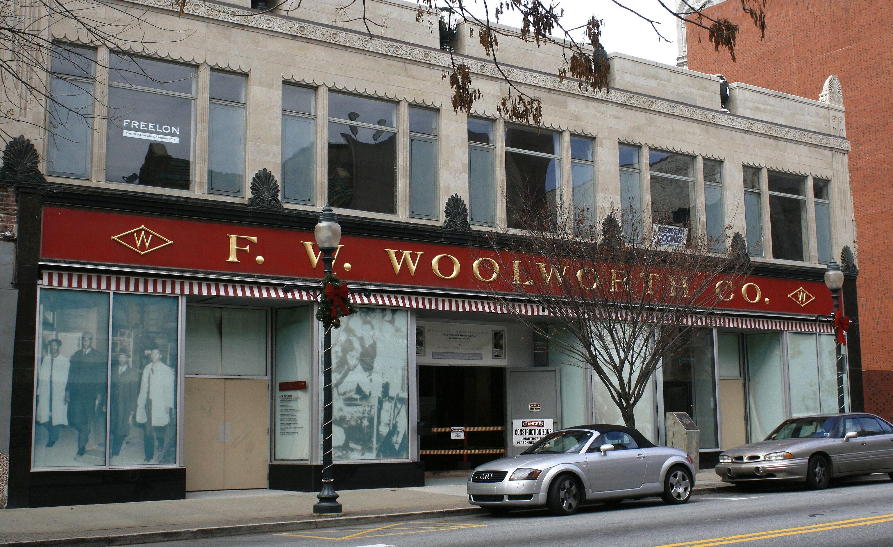 Former F. W. Woolworth Co. store in Greensboro, North Carolina, the site of a now-famous "sit-in" protest by black college students in 1960.