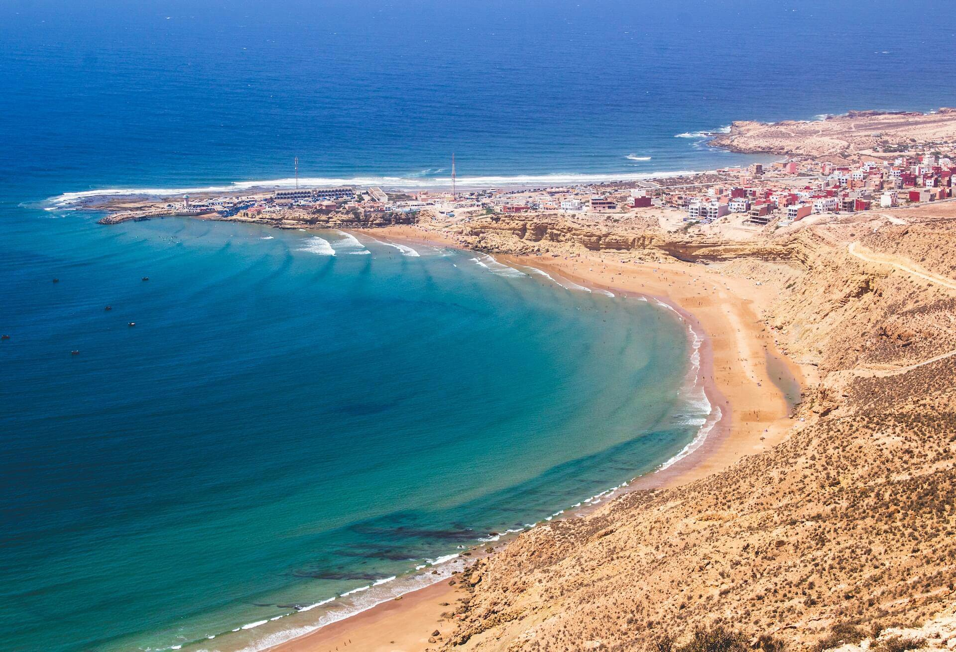 pláž v agadiru, maroko