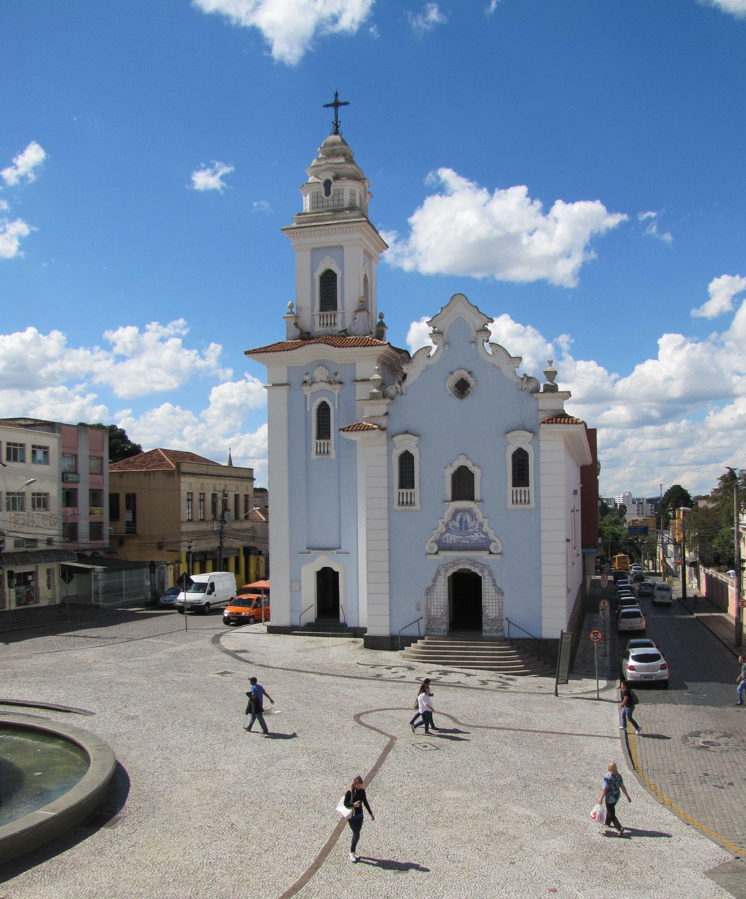 Igreja do Rosário, no Centro Histórico de Curitiba, PR.