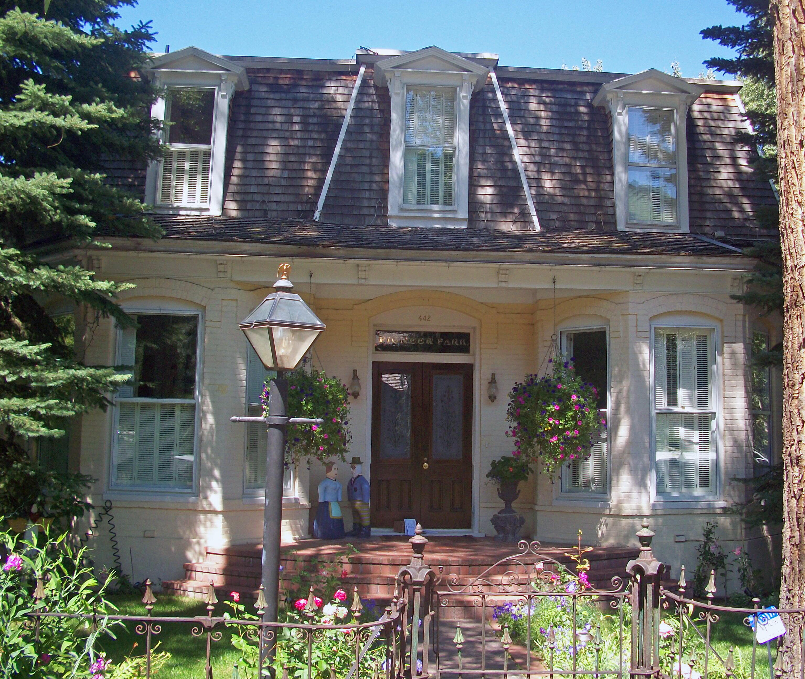 Aspen - The Henry Webber House, also known as Pioneer Park, in Aspen, CO, USA