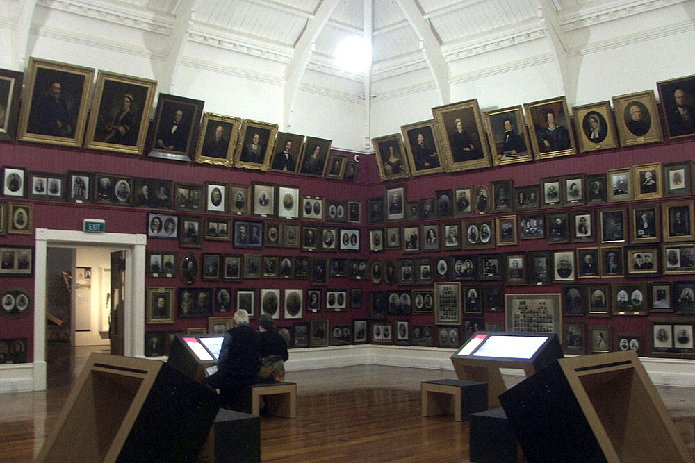The Smith Portrait Gallery at Dunedin, New Zealand's Toitū Otago Settlers Museum.