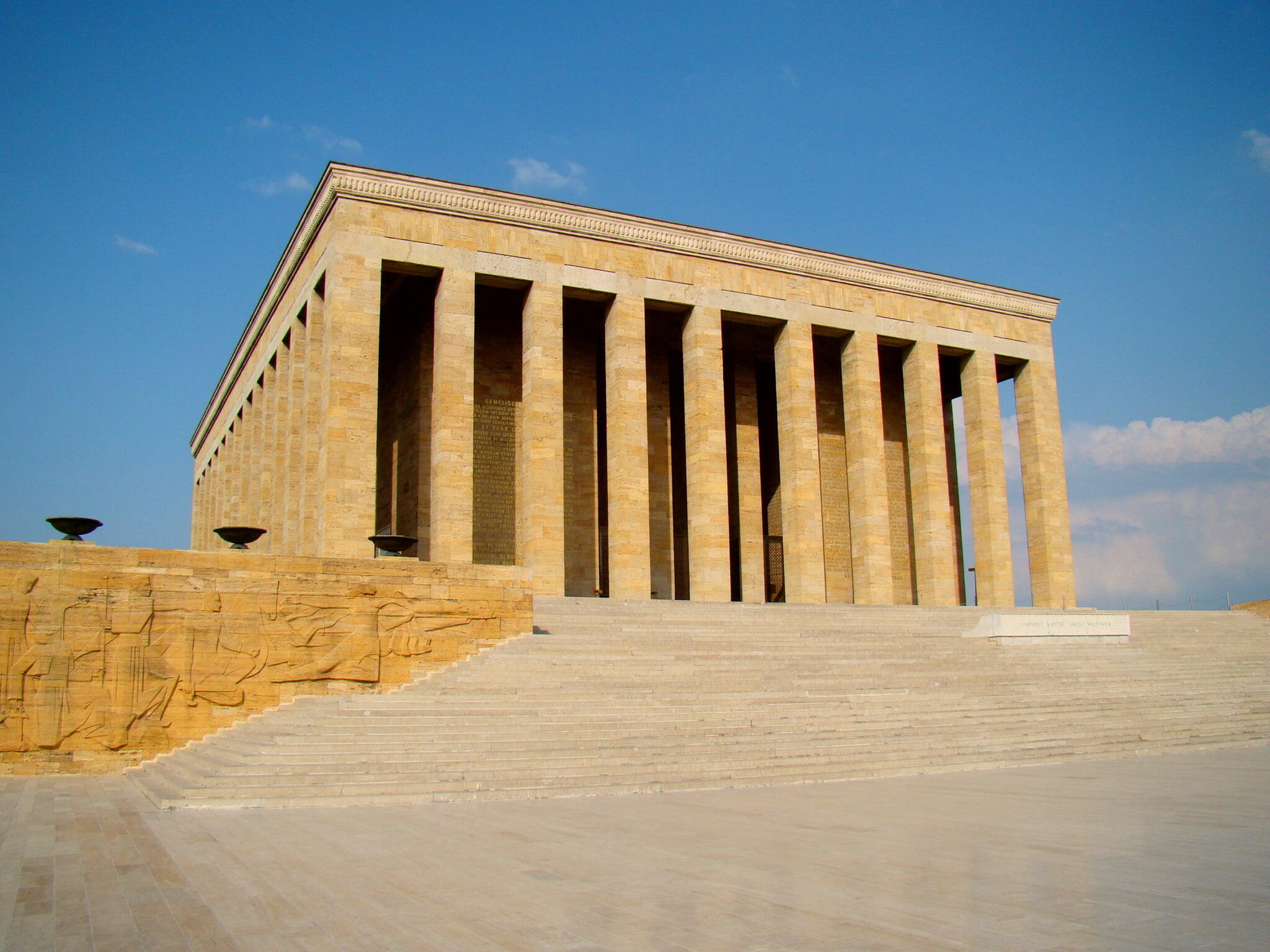 Ankara - Anıtkabir, the mausoleum of Kemal Ataturk, located in Ankara, Turkey.