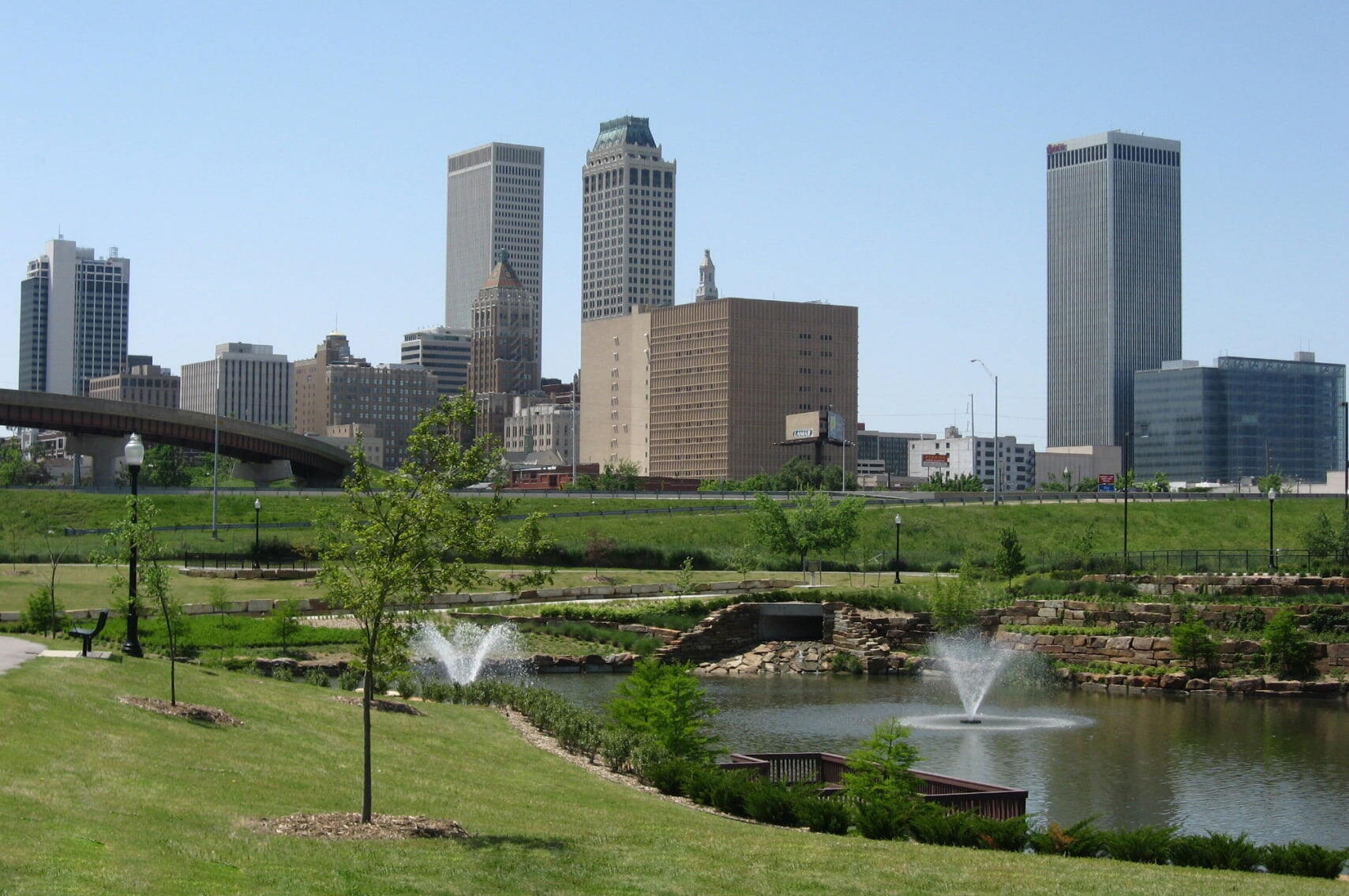 Tulsa - The skyline of downtown Tulsa, Oklahoma, in May 2008.