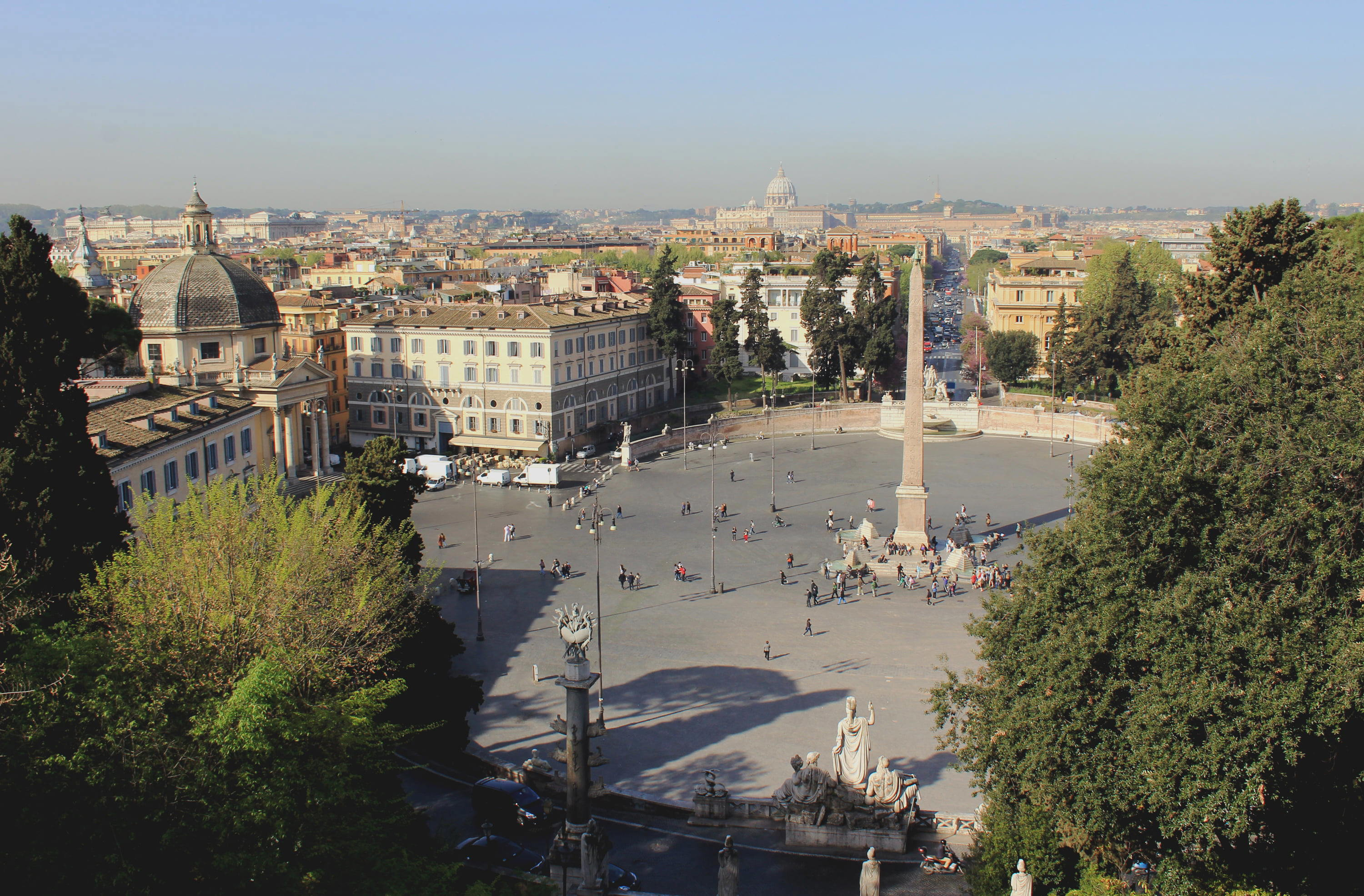 Piazza del Popolo v Římě
