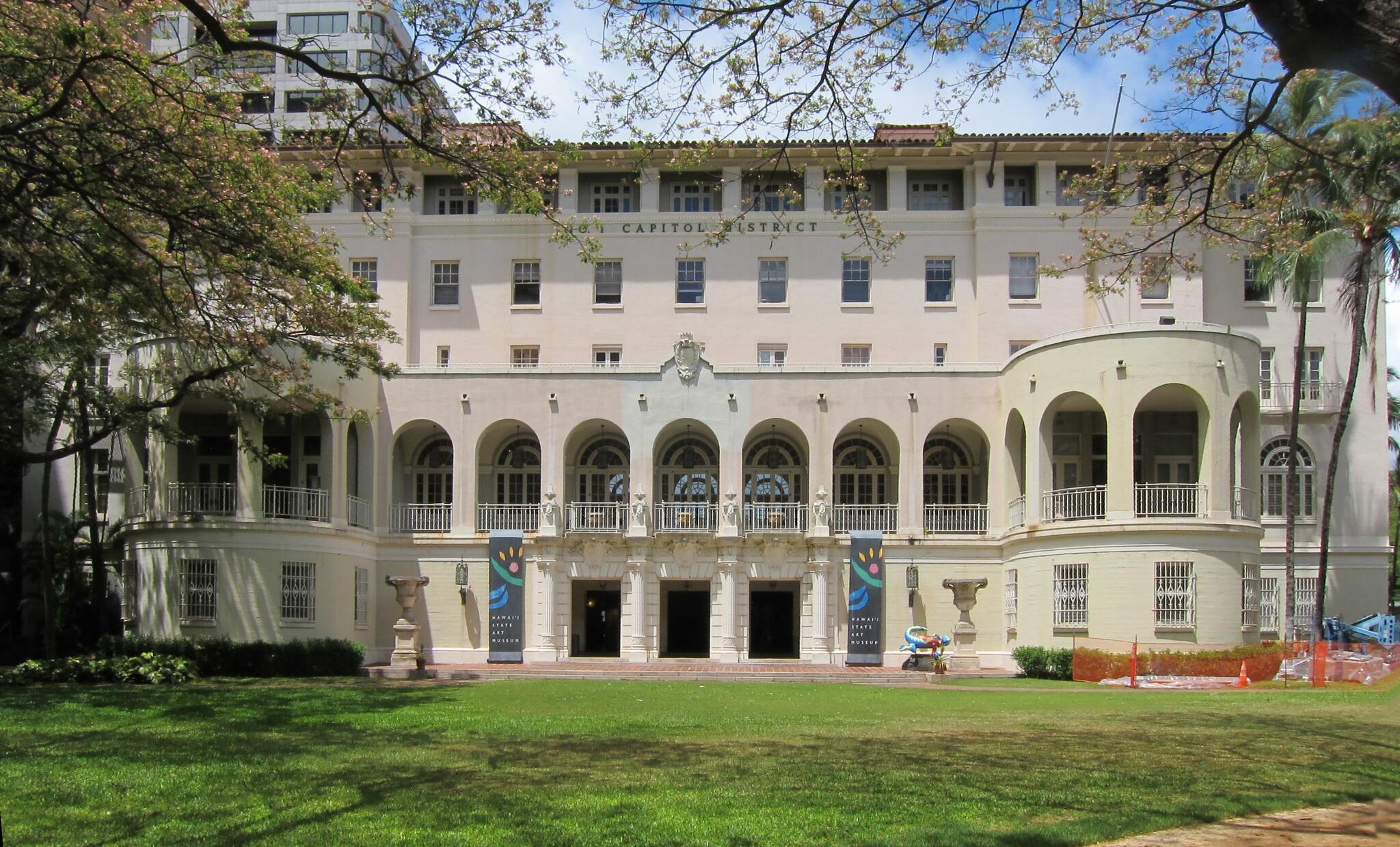 The Armed Services YMCA — No. 1 Capitol District Building (1928), in Honolulu, Hawaii.