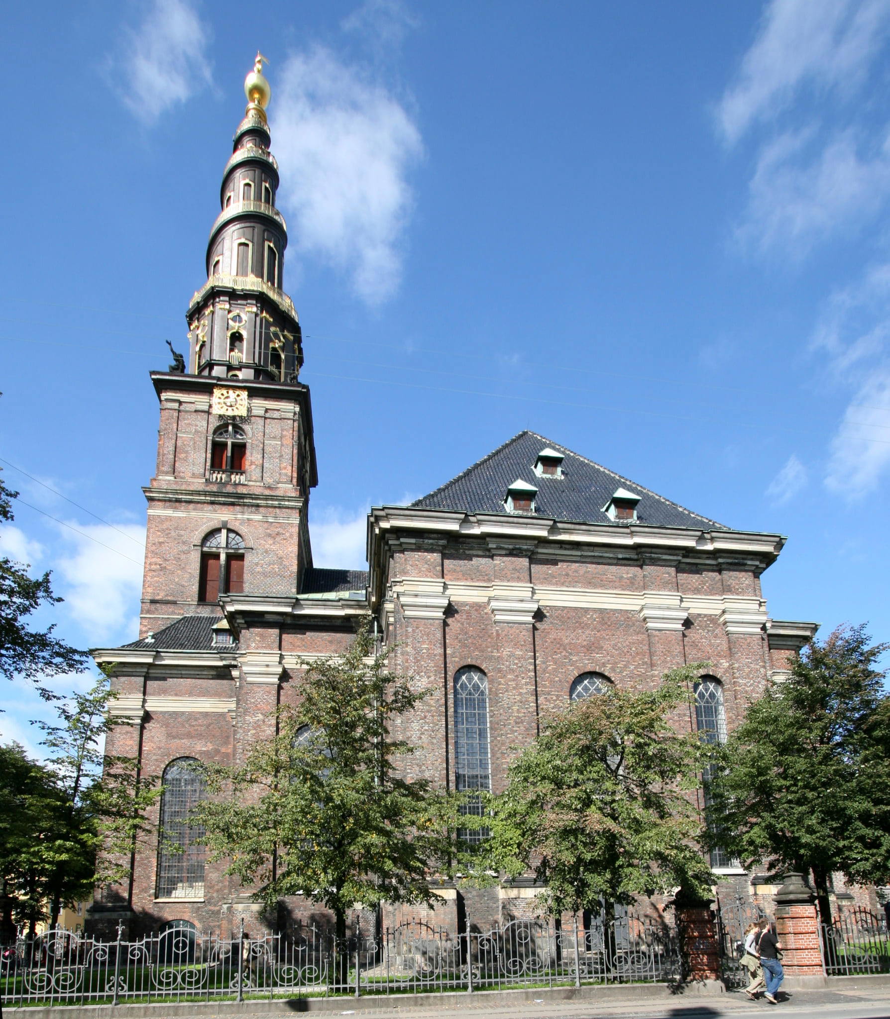 barokní kostel v Kodani